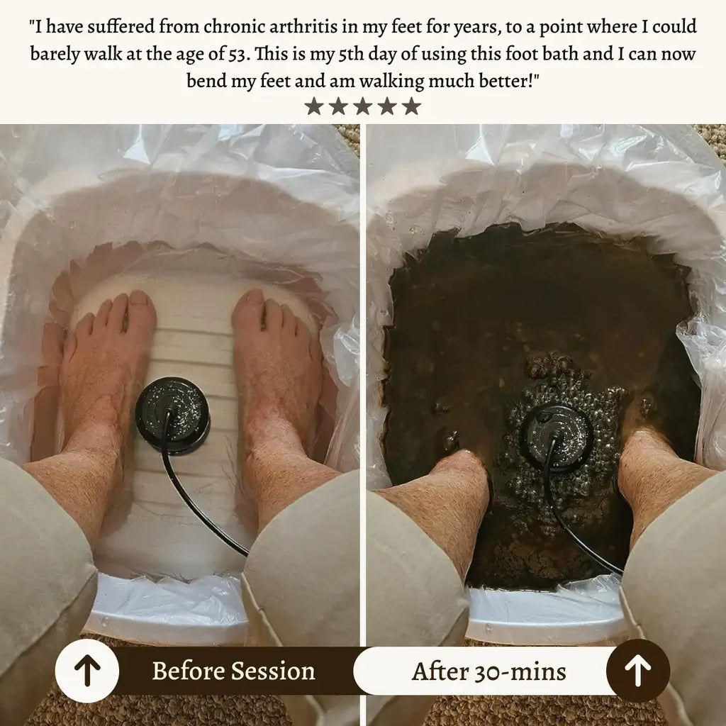 Heallifeco Ionic Foot Spa | Remove Toxins and Heavy Metals for a Healthier Life 🇸🇪